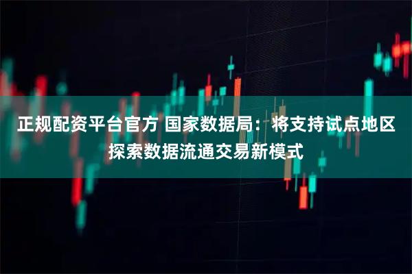 正规配资平台官方 国家数据局：将支持试点地区探索数据流通交易新模式